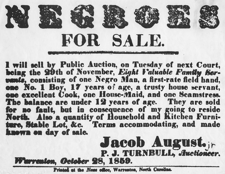 Negroes for Sale - Villages at Whitemarsh